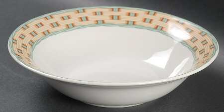 Country Wicker Coupe Cereal Bowl