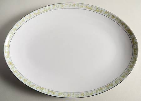 Daisy Chain 14" Oval Serving Platter