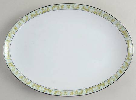 Daisy Chain 12" Oval Serving Platter