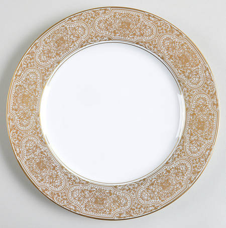 Damask (Gold Trim) Salad Plate