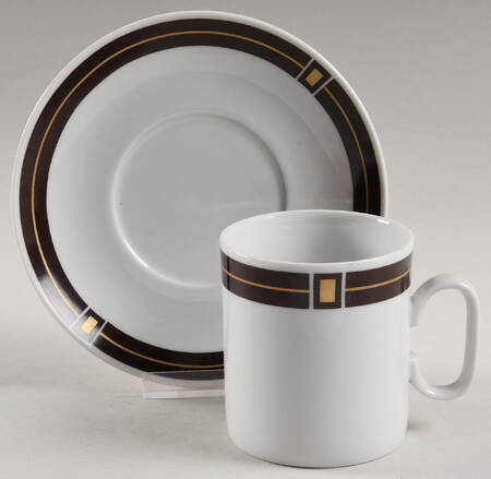Davos Flat Cup & Saucer Set