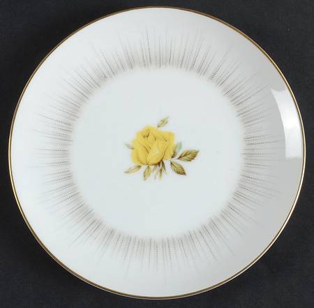 Dawn (Gold Trim) Bread & Butter Plate