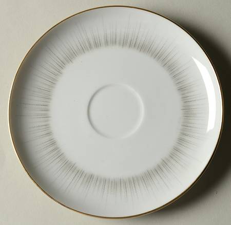 Dawn (Gold Trim) Saucer