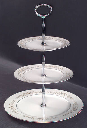 Debutante 13 7/8"-14 1/4" 3-Tiered Serving Tray(DP,SP,BB) HC