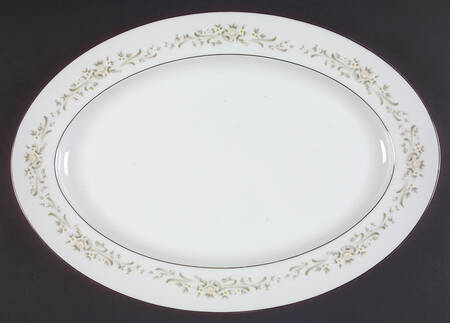 Debutante 16" Oval Serving Platter by Sango