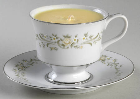 Debutante Scented Cup & Saucer Candle-Coffee  HC