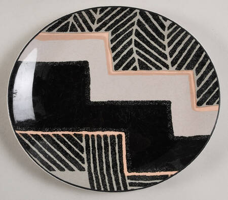 Dimension Black Salad Plate