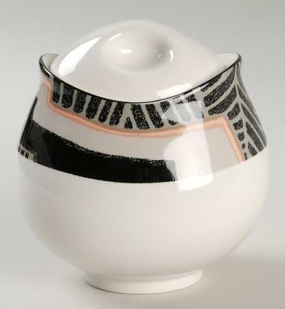Dimension Black Sugar Bowl & Lid