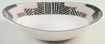 Dimension Black 10" Round Vegetable Bowl