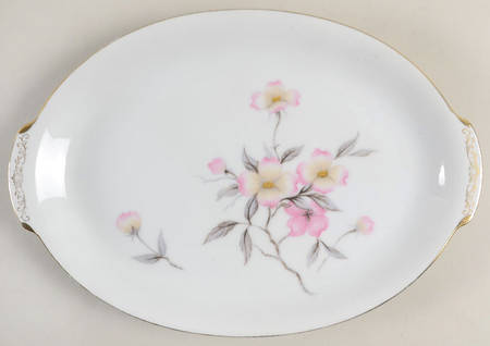 Dogwood 12" Oval Serving Platter
