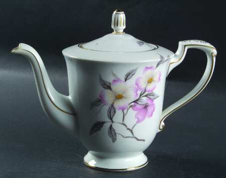 Dogwood Teapot & Lid