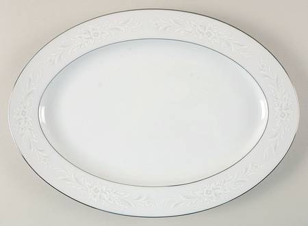 Dover Rose 12" Oval Serving Platter