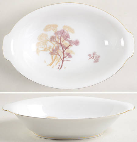 Dormant Tree 10" Oval Vegetable Bowl