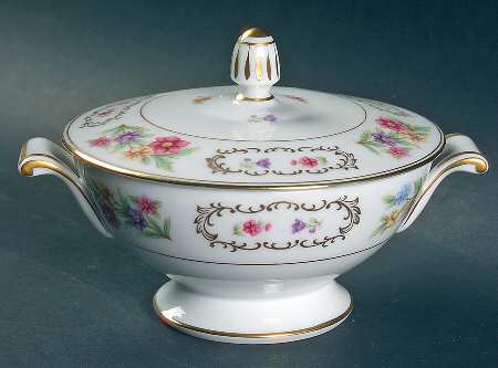 Dresden Sugar Bowl & Lid