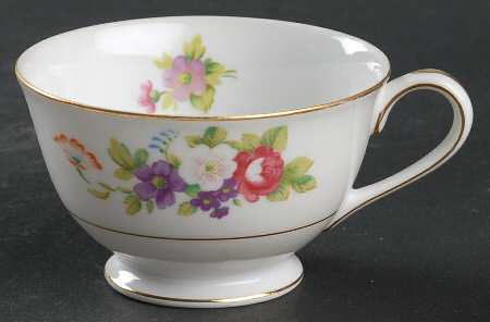 Dresden Rose Footed Cup