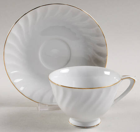 Elizabeth Footed Cup & Saucer Set