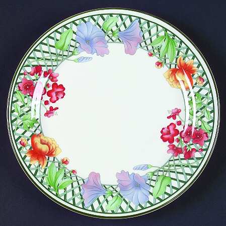 Emerald Garden Salad Plate