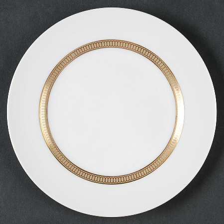 Empress (White with Gold Design) Bread & Butter Plate