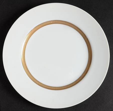 Empress (White with Gold Design) Salad Plate