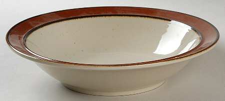 Espresso 9" Round Vegetable Bowl