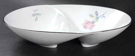 Etude 11" Oval Divided Vegetable Bowl