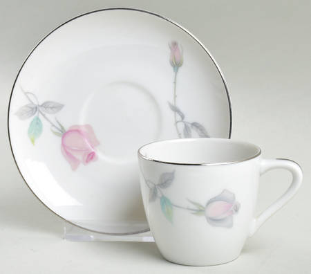 Etude Flat Demitasse Cup & Saucer Set