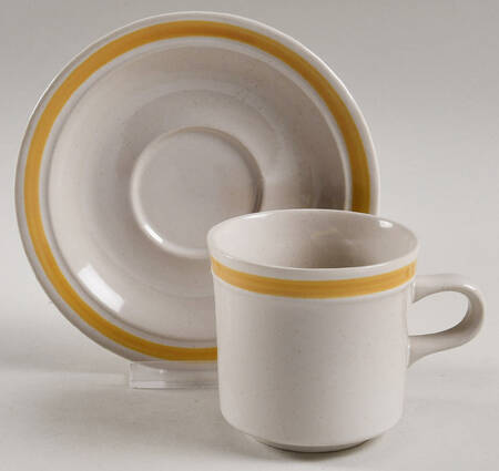 Everglade Flat Cup & Saucer Set
