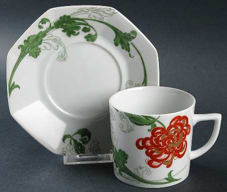Exquisite Flat Cup & Saucer Set
