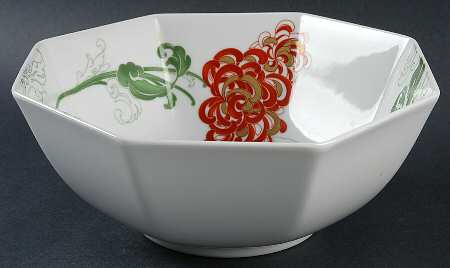 Exquisite 8" Octagonal Vegetable Bowl
