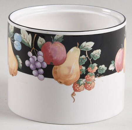 Fanciful Fruit Sugar Bowl No Lid