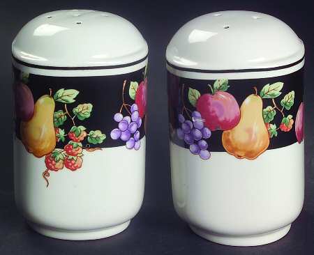 Fanciful Fruit Salt & Pepper Set