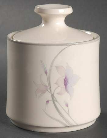 Fantasy (Gray Band) Sugar Bowl & Lid