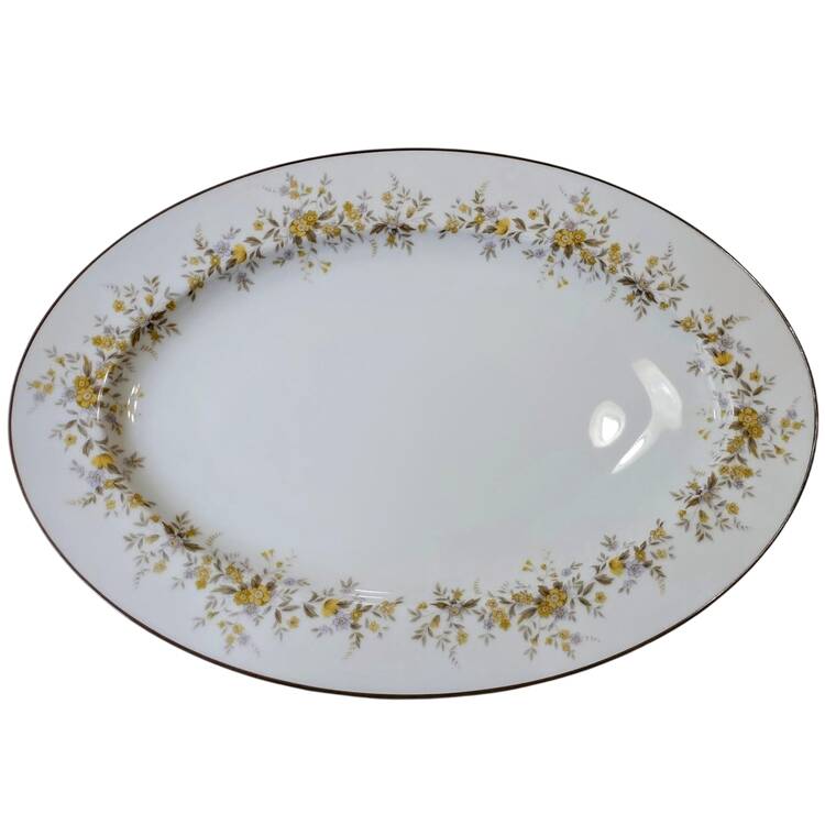 Fernwood 14" Oval Serving Platter