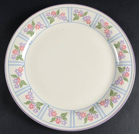 Flower Border 11" Chop Plate (Round Platter)