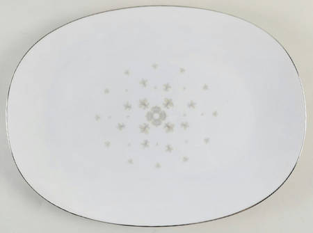 Fleurette 14" Oval Serving Platter