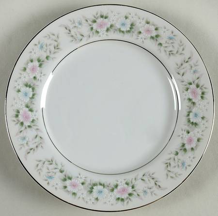 Flower Garden Salad Plate