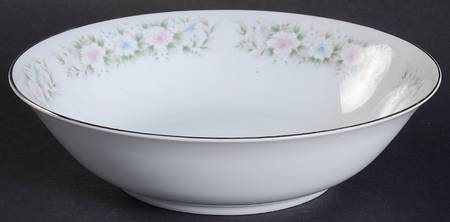 Flower Garden 9" Round Vegetable Bowl