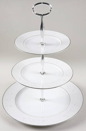 Florence 13 7/8"-14 1/4" 3-Tiered Serving Tray(DP,SP,BB) HC