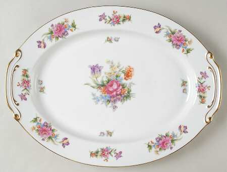 Floradel 16" Oval Serving Platter