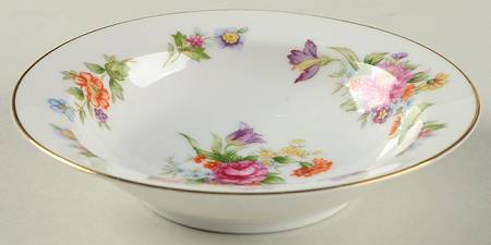 Floradel Rim Fruit/Dessert (Sauce) Bowl