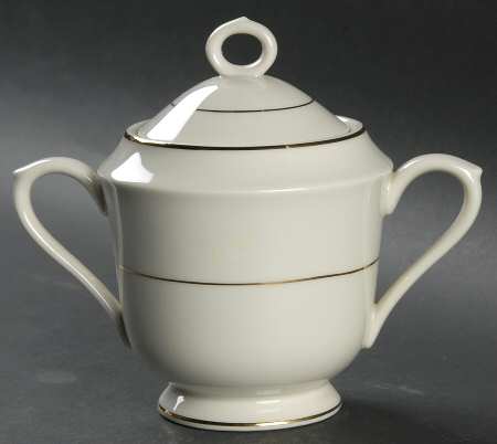 Forever (Gold Trim) Sugar Bowl & Lid