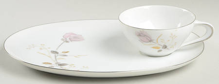 Francine Snack Plate & Cup Set