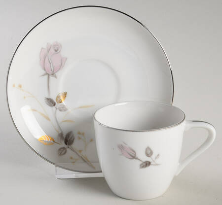 Francine Flat Demitasse Cup & Saucer Set