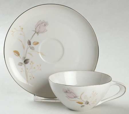 Francine Flat Cup & Saucer Set by Sango