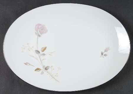Francine 12" Oval Serving Platter by Sango