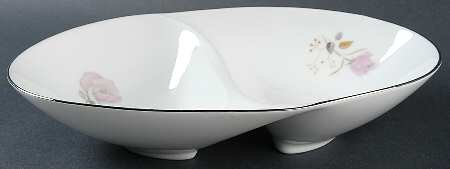 Francine 11" Oval Divided Vegetable Bowl by Sango