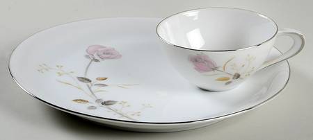 Francine Snack Plate & Cup Set