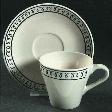 Francesca Flat Cup & Saucer Set