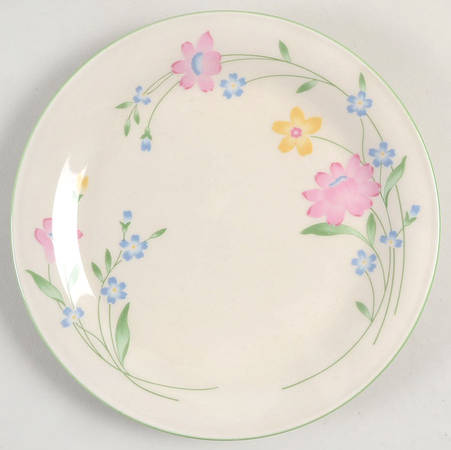Fresh Flowers Salad Plate