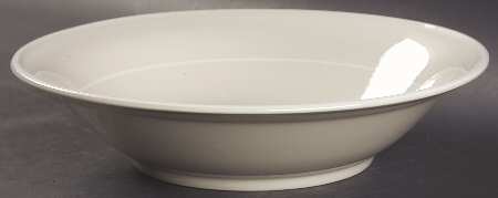 Fresh Flowers White 9" Round Vegetable Bowl